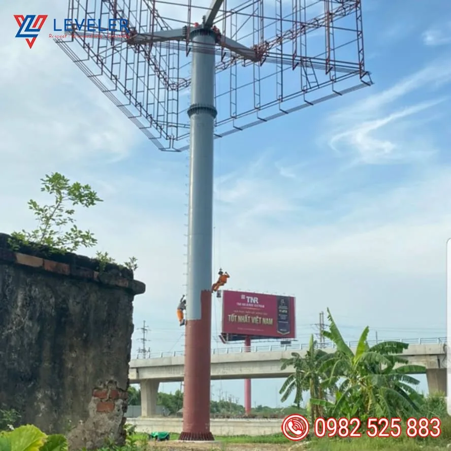 Nhận gia công cột trụ Pano quảng cáo